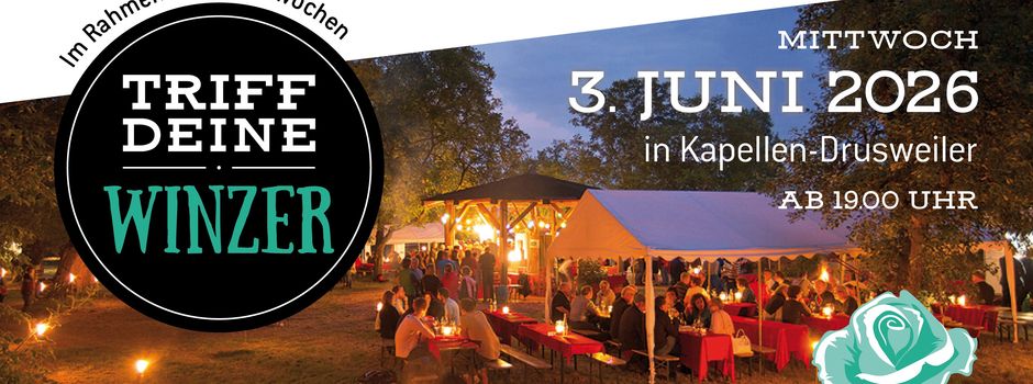 Triff deine Winzer findet heute am 3. Juni wie geplant outdoor statt