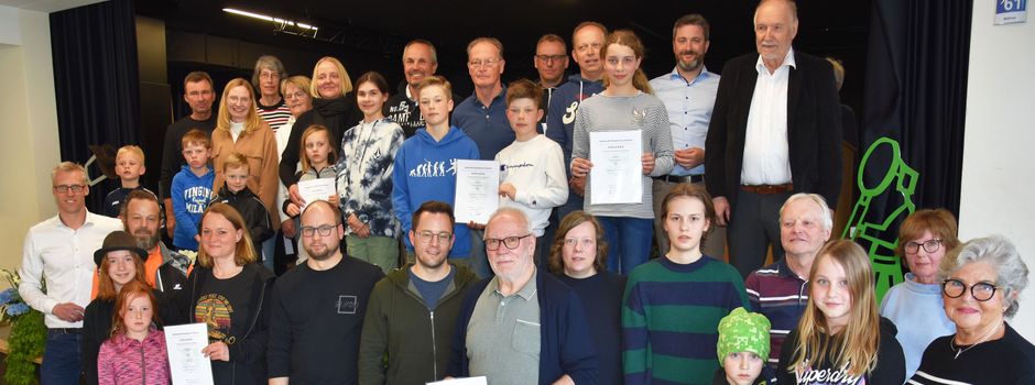 Sportabzeichenverleihung in Herzebrock-Clarholz: 1051 Sportabzeichen abgelegt