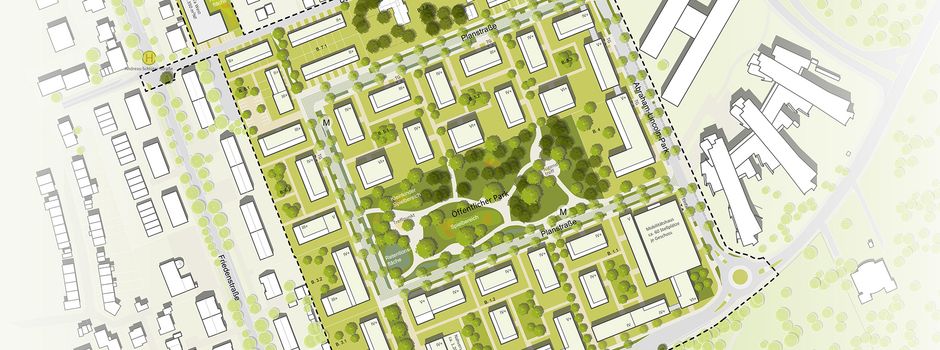 So soll das neue Wohnviertel in Wiesbaden-Südost aussehen