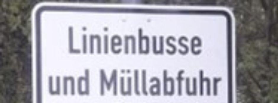 Müllabfuhr fährt nun auch die KITA Goldbachforscher und den Sportplatz an