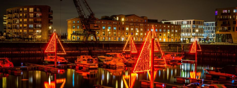 Keine Adventsbeleuchtung im Mainzer Zollhafen