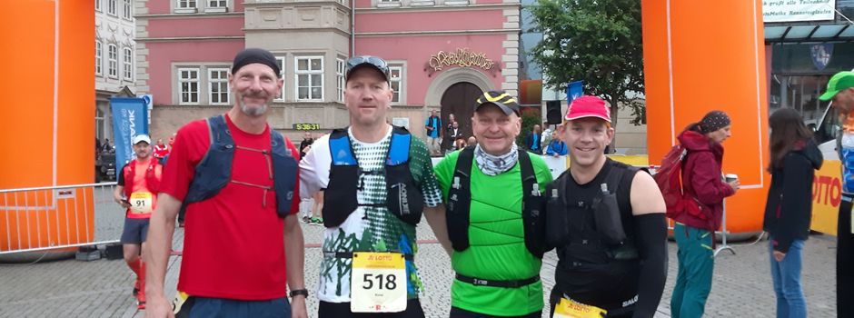 Rennsteig Supermarathon über 73,9 Kilometer mit drei TV Läufern