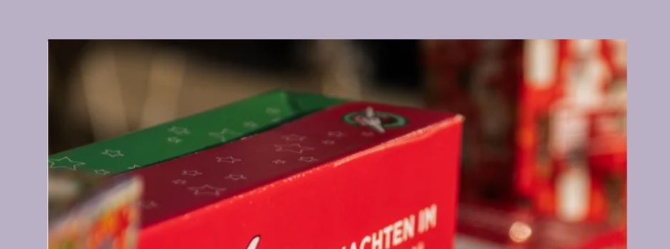Weihnachten im Schuhkarton - kleine Geschenke, große Wirkung