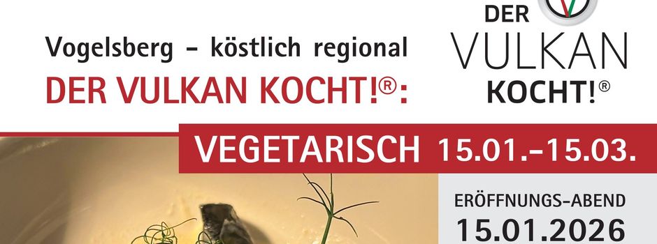 Der Vulkan kocht!: Vegetarisch Eröffnungsabend im Sporthotel Grünberg