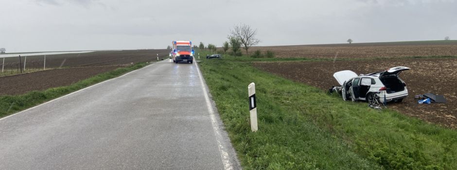 Frontalzusammenstoß zwischen Dirmstein und Offstein: Zwei Schwerverletzte