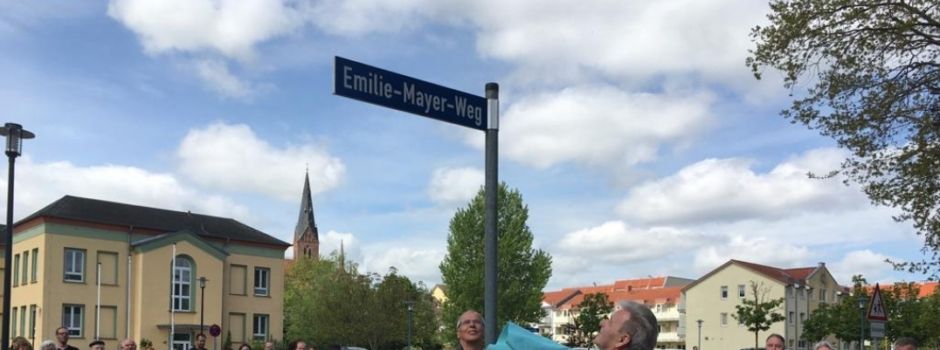 Heute vor 6 Jahren: Emilie-Mayer-Weg eingeweiht