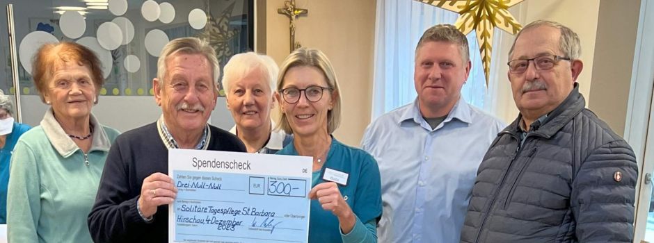 Zum Barbaratag Solitäre Tagespflege beschenkt