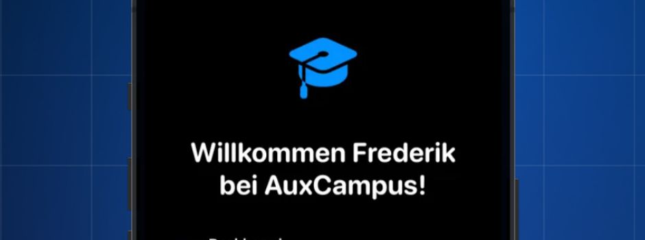 AuxCampus: Student entwickelt neue Uni-App