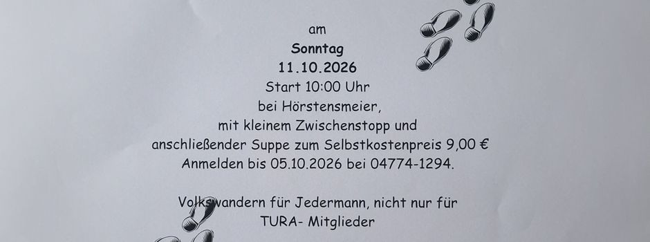 Volkswandern durch Hechthausen – gemeinsam unterwegs