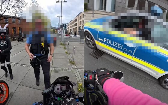 Austausch zwischen Bikern und Mainzer Polizei geht viral