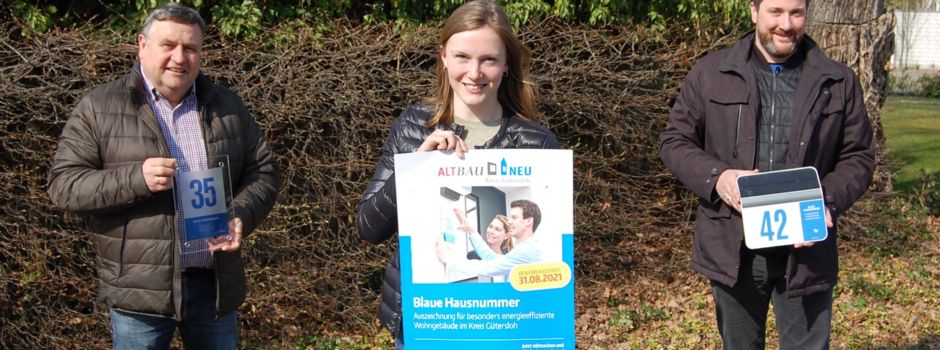 Kreisweiter Wettbewerb der Blauen Hausnummer