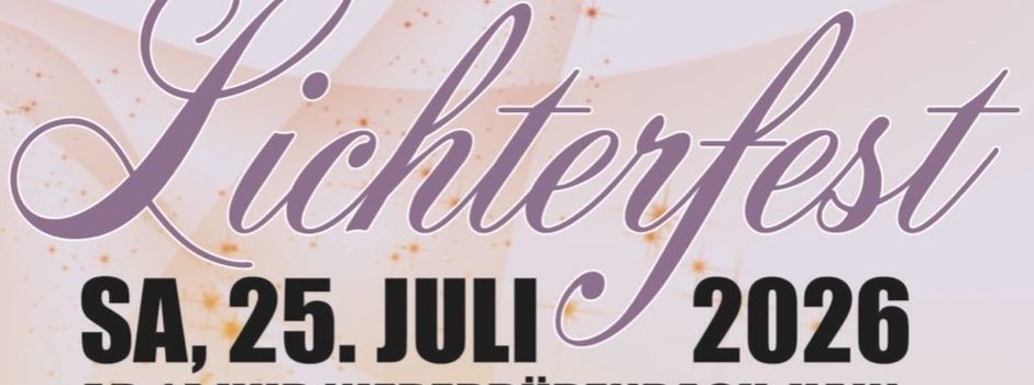 Lichterfest: Standplan und Programm