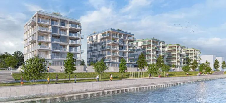 78 neue Wohnungen entstehen im Mainzer Zollhafen