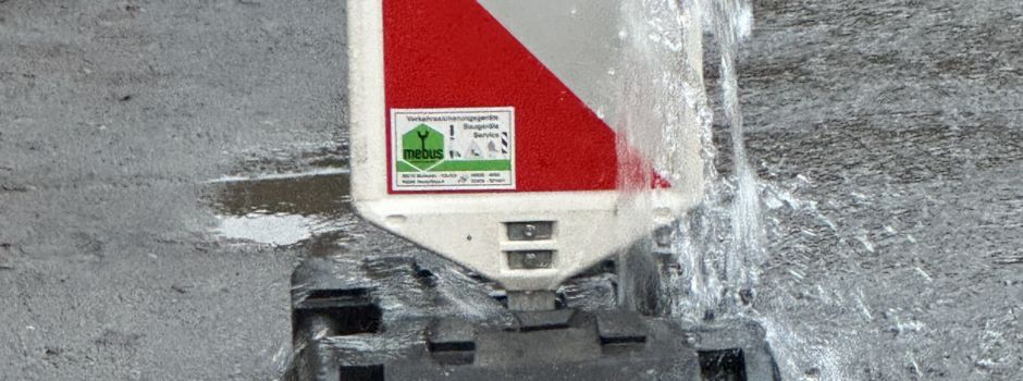 Wasser wird abgestellt!