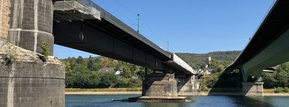 Horchheimer Eisenbahnbrücke in Koblenz wochenlang gesperrt