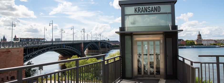 Vandalismus am Kransand in Mainz-Kastel: Aufzug für Wochen gesperrt