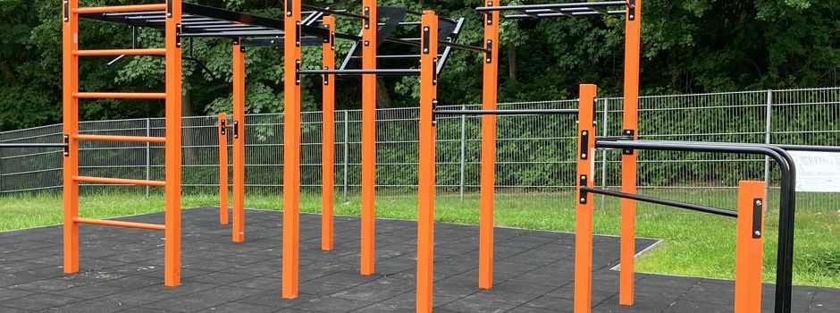 Neues Kraftsportgerät
am Heidestrandbad übergeben