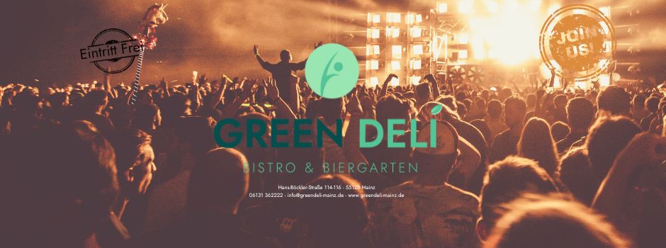 Plattform für junge Bands – Live Music einmal pro Monat im Green Deli – Start am 29.09.23