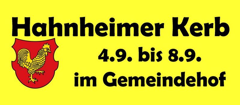 Feiern im Gemeindehof: Hahnheimer Kerb verspricht buntes Jahrmarkt-Treiben