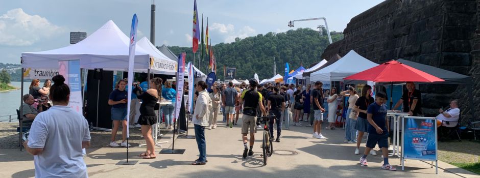 Tausende Besucher bei Azubispots am Deutschen Eck in Koblenz
