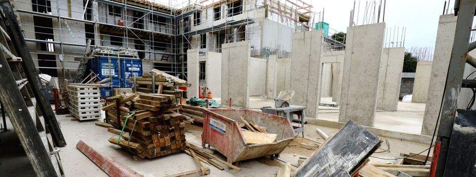 Großbaustelle in Mondorf verändert sich täglich