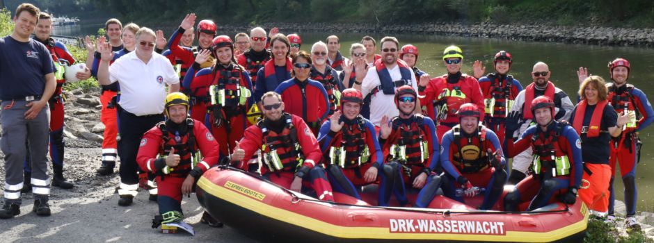 Praxisfortbildung des DRK: Einsätze im Hochwasser