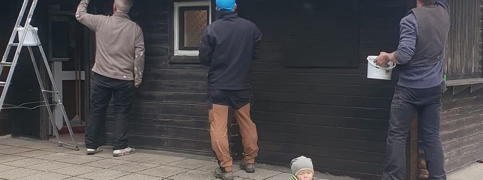 Arbeitseinsatz an der Freizeitanlage 