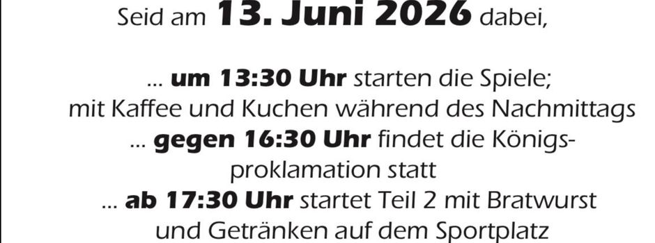 Vogelschießen 2026
