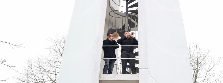 Ostersonntag: Turmbläser in der Niederkasseler Auferstehungskirche