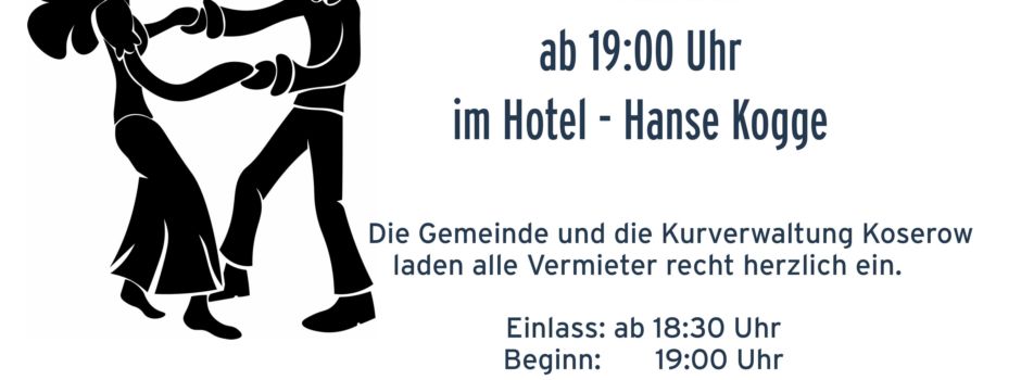 Kurverwaltung und Gemeinde laden zum Gastgeberball ein!