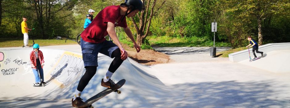 Strecktalpark: Neue Anlage für Skater und Biker