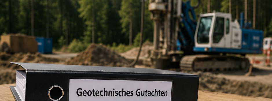 Geotechnisches Gutachten zum Hang in Auftrag gegeben