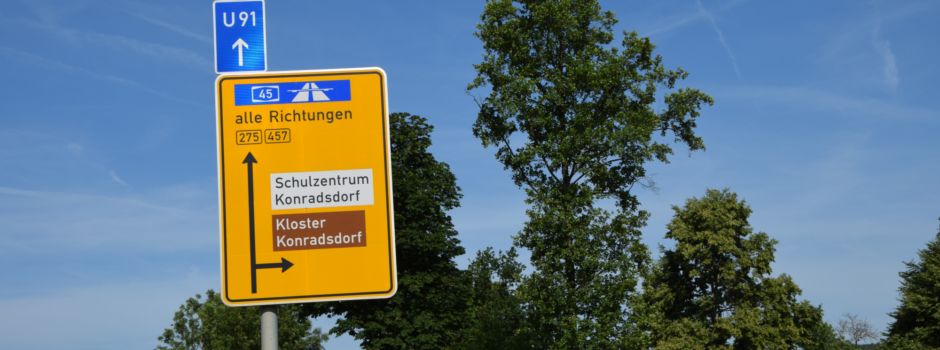 Der Fahrradweg kommt