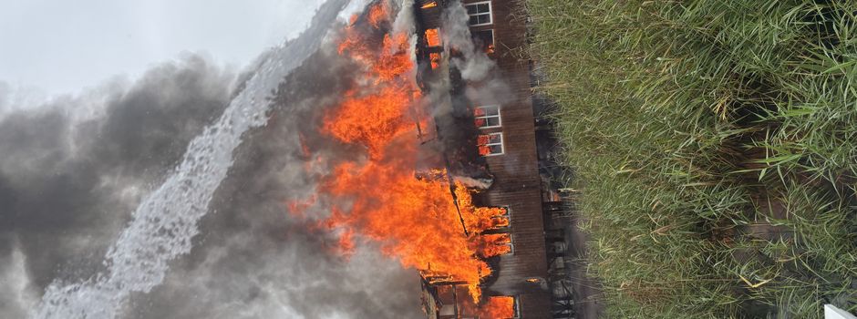 Bootshausbrand Güstrow