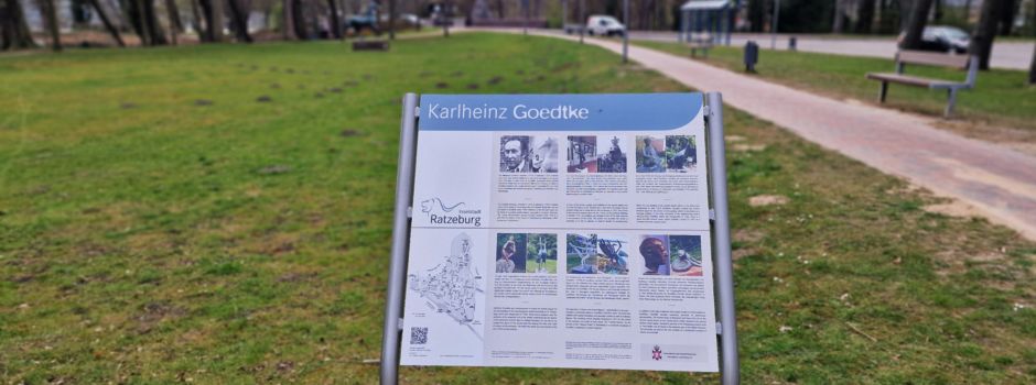 Ratzeburg ehrt Möllner Künstler Karlheinz Goedtke mit Tafel