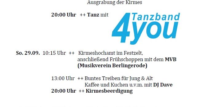 Kirmes in Teistungen