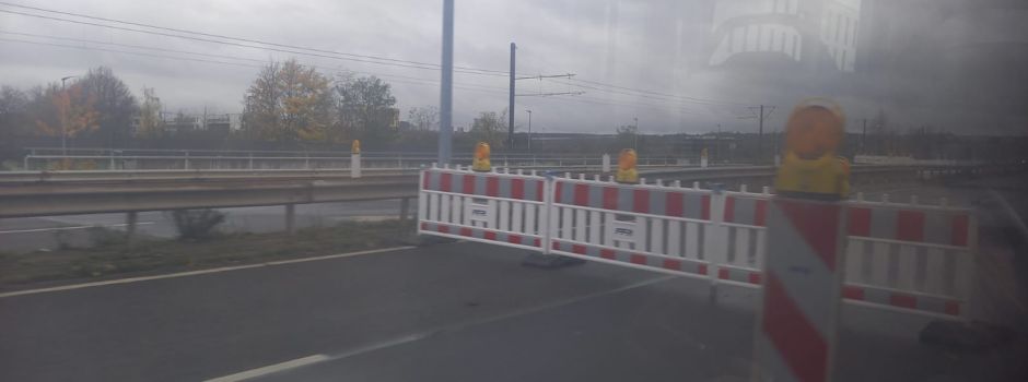 Plötzliche Sperrung auf Saarstraße in Mainz