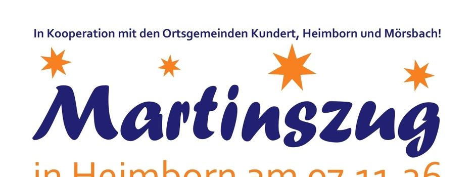 Gemeinsamer Martinszug in Heimborn am 7. November