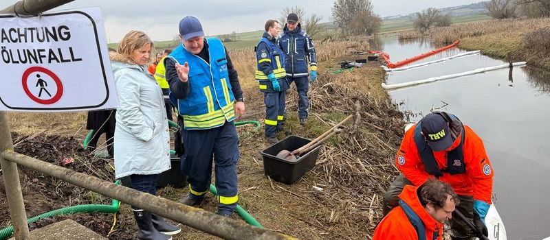 Öl-Unfall verseucht Thürer Wiesen: Umweltministerin Eder spricht Klartext