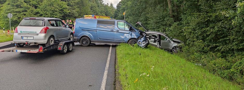 Fünf Verletzte bei Verkehrsunfall auf der Bundesstraße 209 bei Bad Fallingbostel