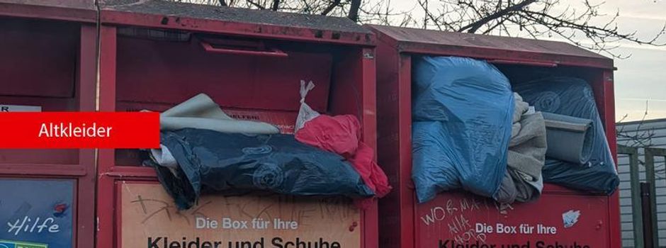 Einstellung der Altkleider-Sammlung in der VG Eich bis auf Weiteres