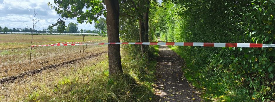 Hornissennest am Kirchenstieg – Weg bitte meiden