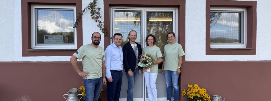 Regionale Ziegenmilch wird zu Käse aus Oberesch