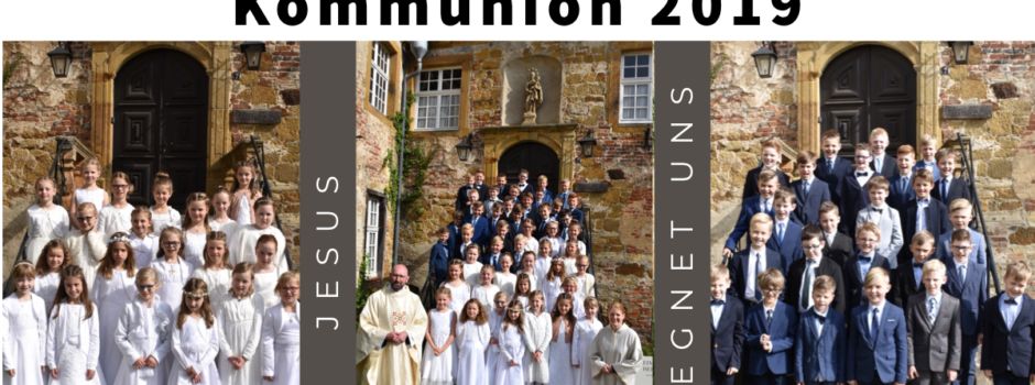 Erstkommunion in Herzebrock 2019 mit Fotos
