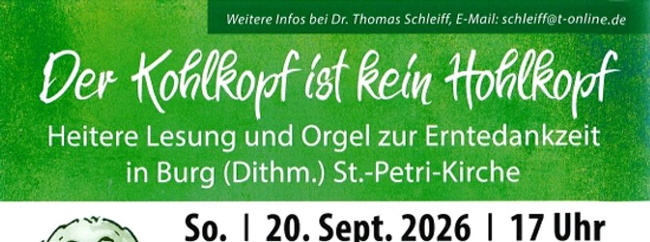 Der Kohlkopf ist kein Hohlkopf