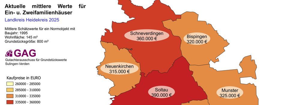 Schneverdingen Spitzenreiter bei Bauplätzen