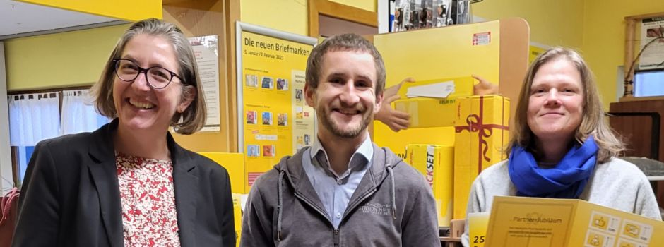 25 Jahre Postfiliale Lauf im Edeka-Markt/Landhandel Droll