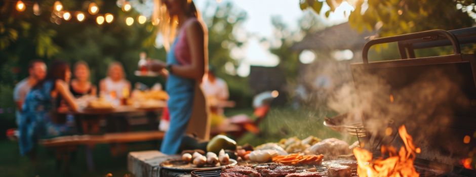 Im Gemeindegarten grillen