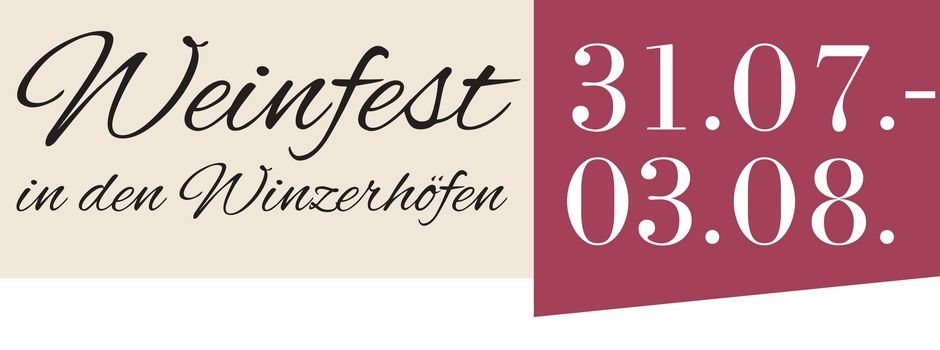 Bitte unterstützt bei der Werbung fürs Weinfest