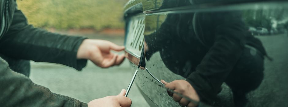 Kennzeichen entwendet